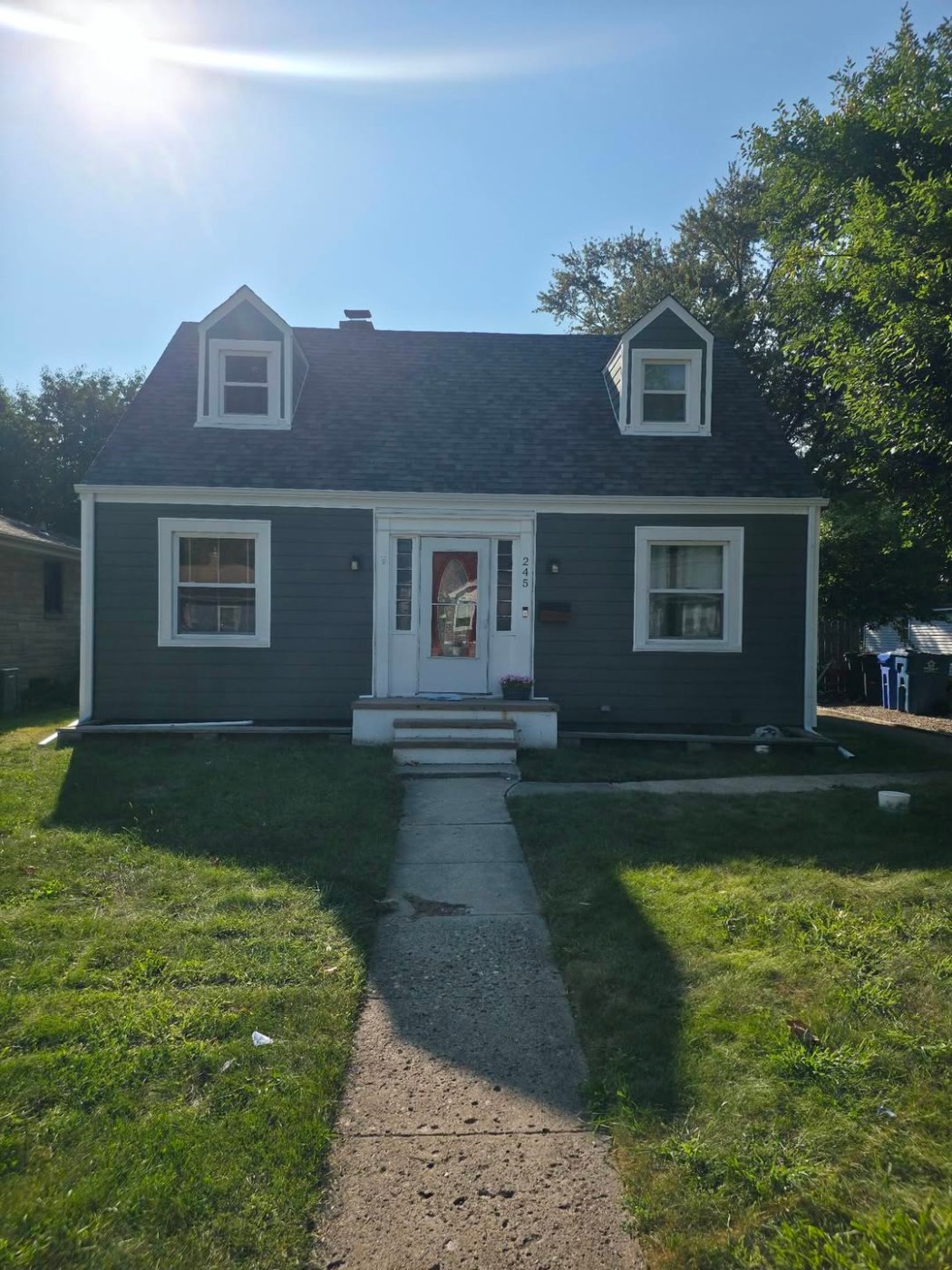 After - September 2026 - Ascend Composite Siding in Deep Moss with New Fascia, Crown Point, IN