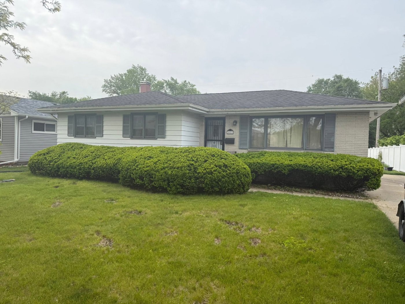 Before - June 2025 - ProVia Endure Windows, New Soffit and Fascia, Ascend Composite Siding, Highland, IN
